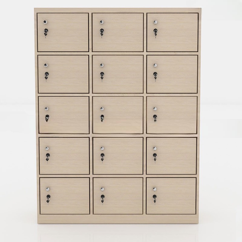 Tủ Locker Gỗ MDF 15 Cánh Tiện Lợi - TLK16