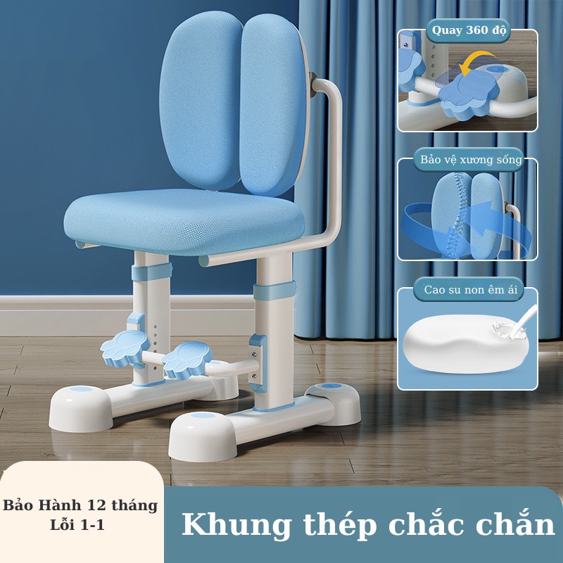 Ghế Học Sinh Chống Gù Tăng Chỉnh Chiều Cao - BGHS18