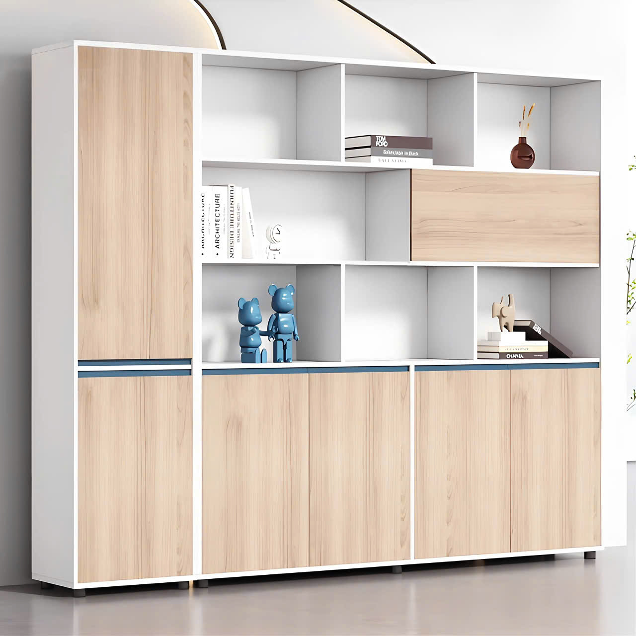 Tủ Tài Liệu Gỗ Lãnh Đạo Uy Tín Sài Gòn - THS244