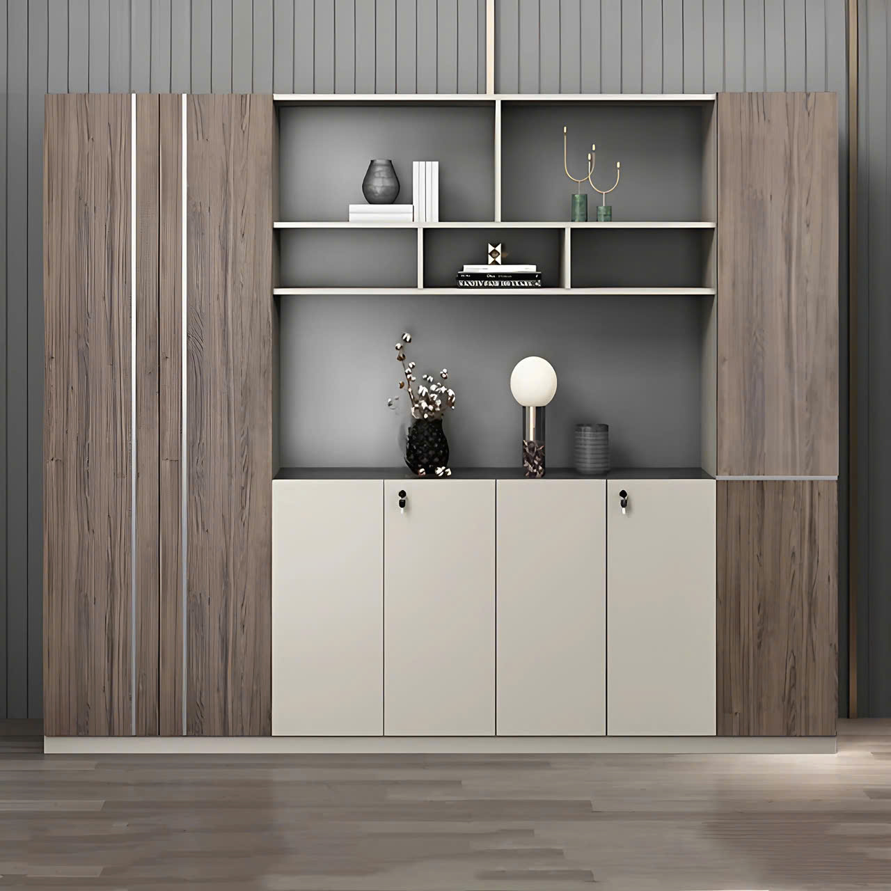 Tủ Tài Liệu Gỗ Giám Đốc Giá Xưởng - THS246