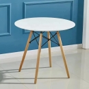 Bàn Cà Phê Tiếp Khách Mặt Tròn Eames 4 Chân - BCF2