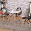 Bàn Cà Phê Tiếp Khách Mặt Tròn Eames 4 Chân - BCF2