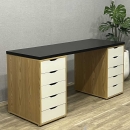 Bàn Làm Việc IKEA 2 Hộc 5 Ngăn Tiện Lợi - IK1