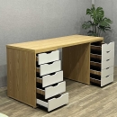 Bàn Làm Việc IKEA 2 Hộc 5 Ngăn Tiện Lợi - IK1