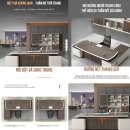 Bàn Giám Đốc Cách Điệu Mạnh Mẽ Đậm Chất Lãnh Đạo - BGD98