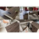Bàn Giám Đốc Chân Cách Điệu Kèm Tủ Phụ - BGD92