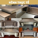 Bàn Giám Đốc  Chữ L Đẳng Cấp Họa Tiết Lạ Mắt - BGD95