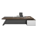 Bàn Giám Đốc Gỗ MDF Kèm Tủ Phụ - BGĐ46