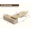Bàn Giám Đốc Hiện Đại Chân Uốn Lượn Tinh Tế - BGD101