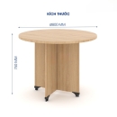 Bàn Văn Phòng Tròn Gỗ MDF - BG19