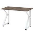 Bàn Làm Việc Chân Sắt Chữ K Màu Trắng - BLV141