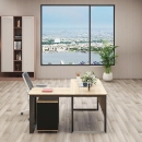 Bàn Làm Việc Chữ L Chân Sắt Hiện Đại - BLV140