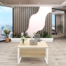 Bàn Làm Việc Chữ L Chân Sắt Hiện Đại - BLV140