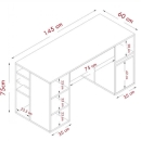  Bàn Làm Việc Gỗ Có Ngăn Kéo & Kệ Tối Ưu Lưu Trữ - BG84