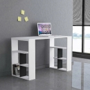 Bàn Làm Việc Gỗ Đẹp Tối Giản Có Kệ - BG68
