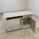 Bàn Làm Việc Gỗ Hộc Đầy Có Gác Chân - BG43
