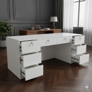 Bàn Làm Việc Gỗ Thiết Kế Hiện Đại Nhiều Ngăn Kéo Tiện Lợi - BG85