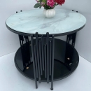 Bàn Trà Tròn Sofa 2 Tầng - BT4