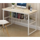 Bàn Làm Việc Chân Sắt Có Kệ Sách - BLV111