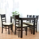 Bộ Bàn Ăn 4 Ghế CaBin Màu Đen Sang Trọng - BGA14
