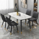 Bộ Bàn Ăn Ceramic 4 Ghế Loft Sang Trọng - BGA1