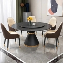 Bộ Bàn Ăn Mâm Tròn Xoay 6 Ghế Monet - BGA21