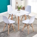 Bộ Bàn Cafe Tiếp Khách 4 Ghế Eames - BGCF1
