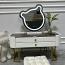 Bàn Trang Điểm Tai Thỏ 2 Hộc Kéo - BTD3