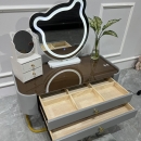 Bàn Trang Điểm Tai Thỏ 2 Hộc Kéo - BTD3