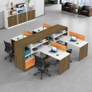Cụm Bàn Làm Việc Có Tủ Hồ Sơ 4 Người - BC41