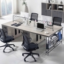 Cụm Bàn Làm Việc Nhóm 4 Người Có Hộc Tủ Và Vách Ngăn - BC65