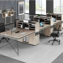 Cụm Bàn Làm Việc Văn Phòng 6 Chỗ Có Tủ Thiết Kế Thông Minh - BC74