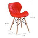 Ghế Cafe Tiếp Khách Eames Nệm Tam Giác - CF8