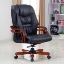 Ghế Giám Đốc Tay Ốp Gỗ Nhập Khẩu - GGĐ34