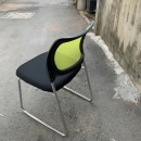 Ghế Phòng Họp Chân Quỳ Không Tay Xanh Lá - GQ17