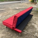 Ghế Sofa Giường Nằm Nhung Màu Đỏ Đẹp - SF7