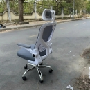 Ghế xoay làm việc tay gập bọc nệm - GX67
