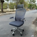 Ghế xoay làm việc tay gập bọc nệm - GX67