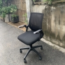 Ghế Xoay Văn Phòng Tay Gập Màu Đen - GX13