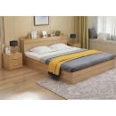 Giường Ngủ Gỗ Có Kệ Đầu Giường Dễ Vệ Sinh - GN30