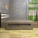 Giường Ngủ Gỗ Đơn Giản Tối Ưu Không Gian - GN28
