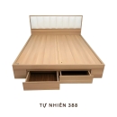 Giường Ngủ Gỗ MDF Có Hộc Kéo Chứa Đồ Tiện Lợi - GN19
