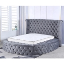 Giường Ngủ Bọc Da Nút Thắt Cao Cấp - GN4