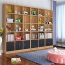 Hệ Kệ Trang Trí Phòng Khách Thiết Kế Ô Vuông Nghệ Thuật - THS375
