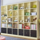 Hệ Kệ Trang Trí Phòng Khách Thiết Kế Ô Vuông Nghệ Thuật - THS375