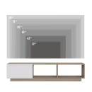 Kệ Tivi Dáng Thấp Cánh Lật Tối Giản - KTV27