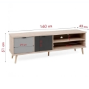 Kệ Tivi Gỗ Công Nghiệp Thiết Kế Tối Giản - KTV22