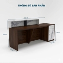 Quầy Lễ Tân Thiết Kế Sang Trọng Hiện Đại - LT22