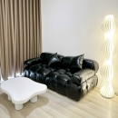 Ghế Sofa Nút Thắt Bọc Da Simili Bóng - SF38