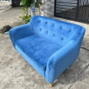 Sofa Băng Xanh Nhung Giá Rẻ - SF1
